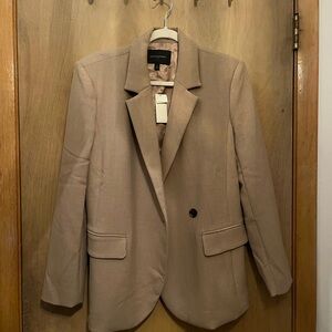 Banana Republic Factory Oversized Tan Blazer